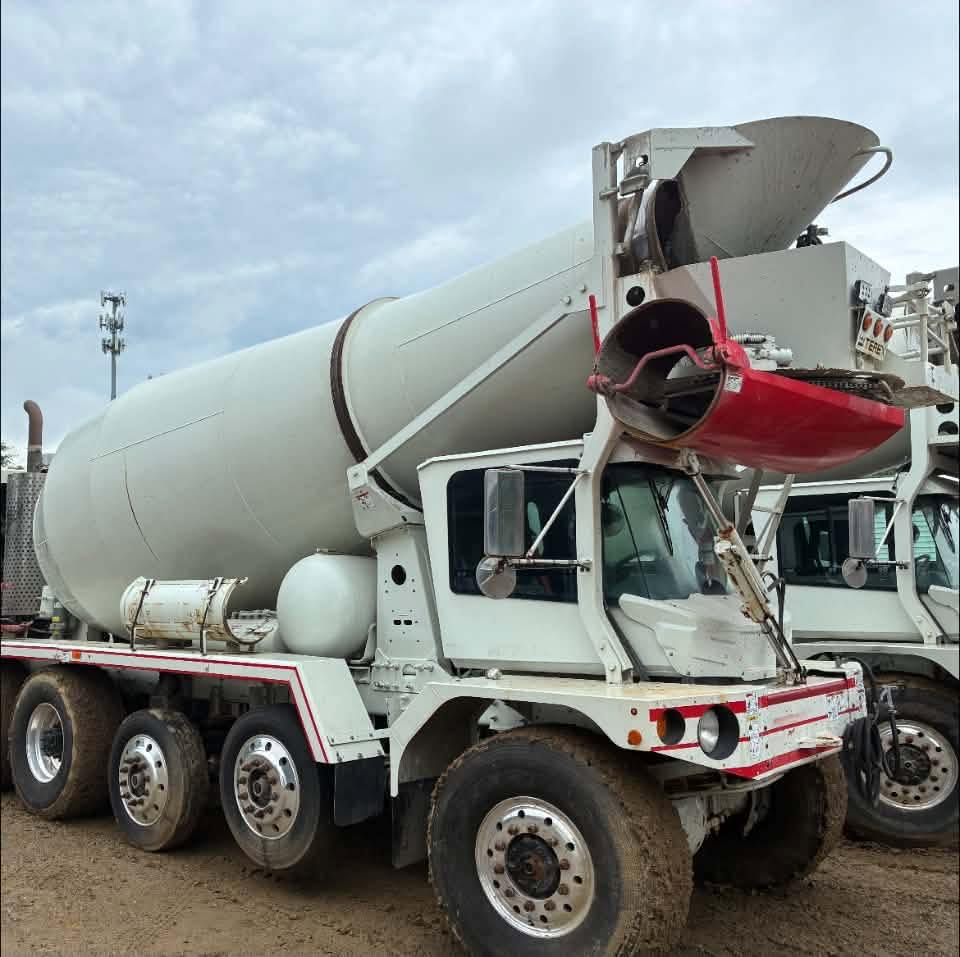Kelley Ready Mix mixer fleet parked